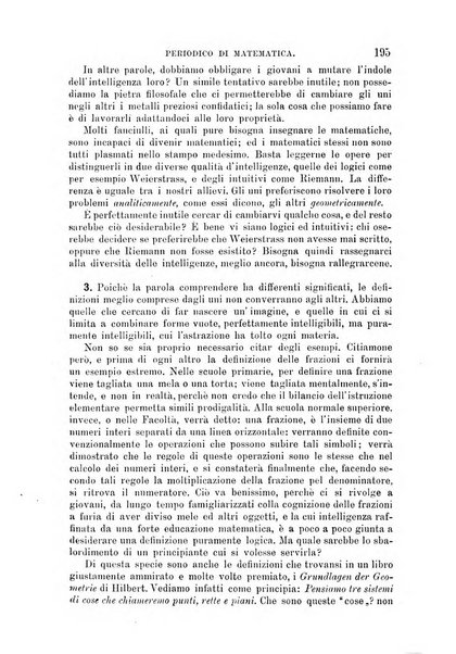 Periodico di matematica per l'insegnamento secondario