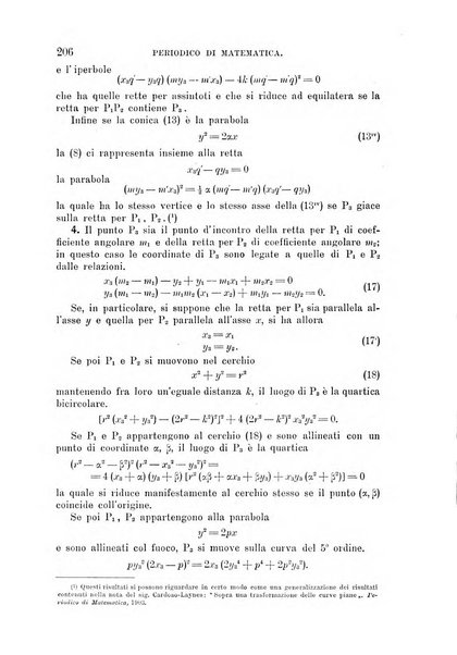 Periodico di matematica per l'insegnamento secondario