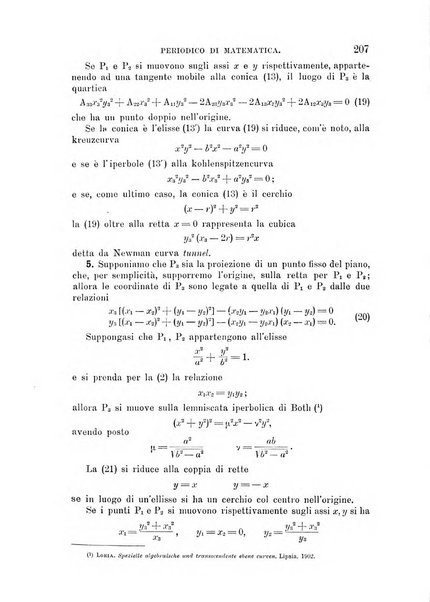 Periodico di matematica per l'insegnamento secondario