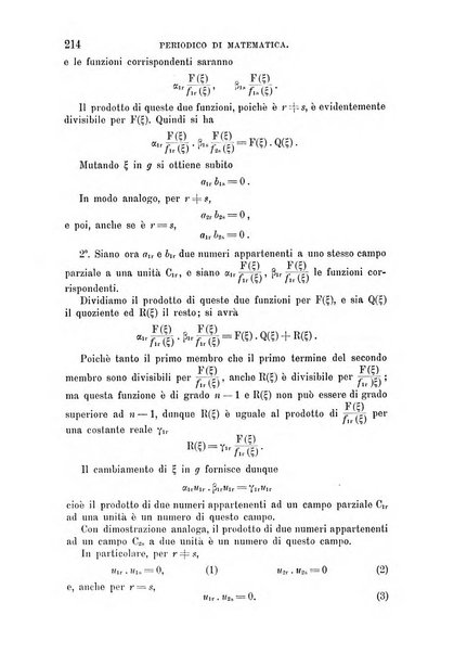 Periodico di matematica per l'insegnamento secondario