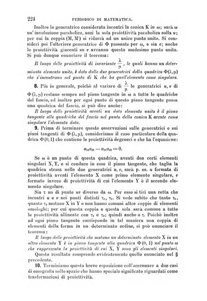 Periodico di matematica per l'insegnamento secondario