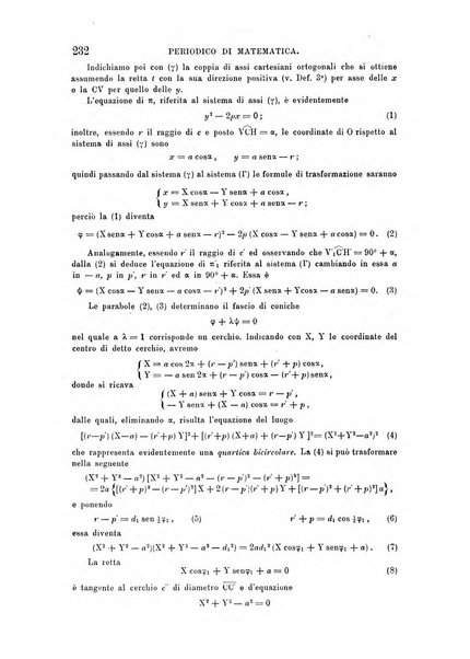 Periodico di matematica per l'insegnamento secondario