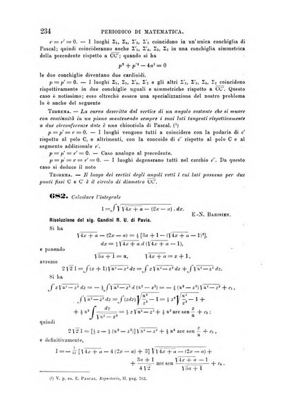 Periodico di matematica per l'insegnamento secondario