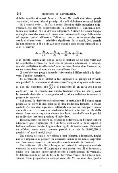 Periodico di matematica per l'insegnamento secondario