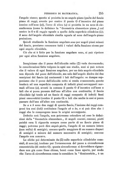 Periodico di matematica per l'insegnamento secondario