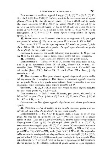 Periodico di matematica per l'insegnamento secondario