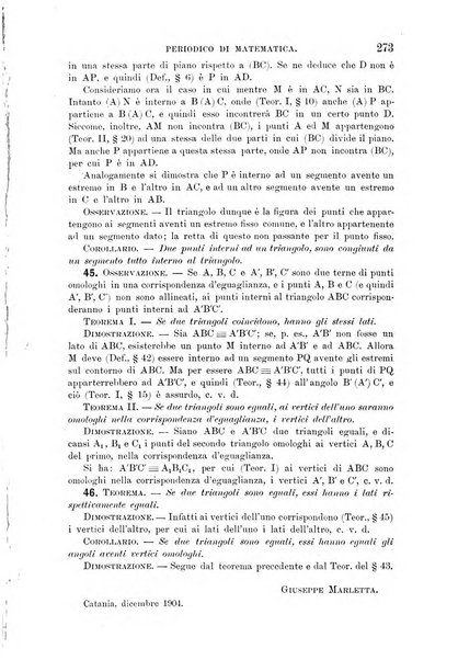 Periodico di matematica per l'insegnamento secondario