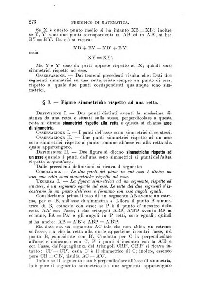 Periodico di matematica per l'insegnamento secondario