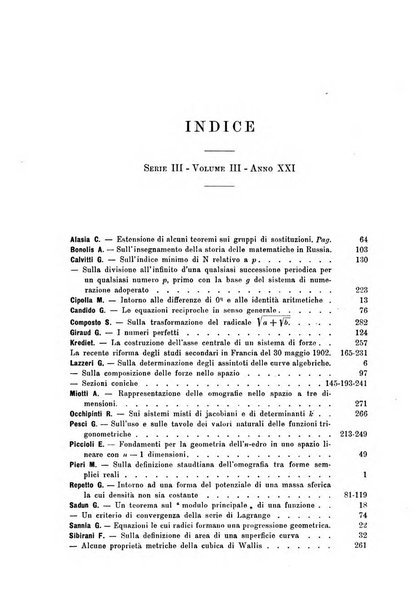 Periodico di matematica per l'insegnamento secondario