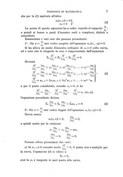 Periodico di matematica per l'insegnamento secondario