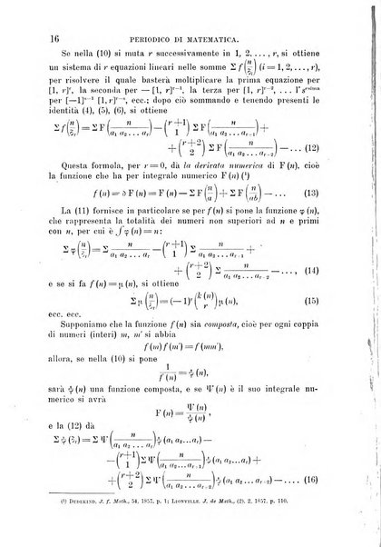 Periodico di matematica per l'insegnamento secondario