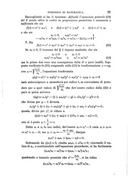 Periodico di matematica per l'insegnamento secondario