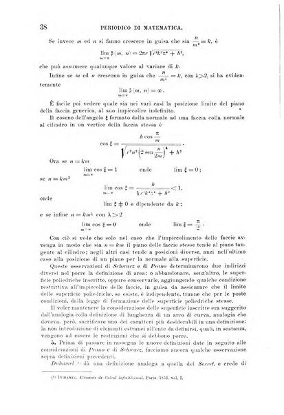 Periodico di matematica per l'insegnamento secondario