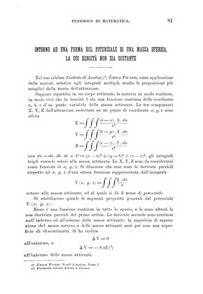 Periodico di matematica per l'insegnamento secondario