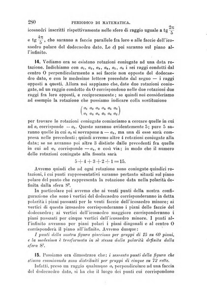 Periodico di matematica per l'insegnamento secondario