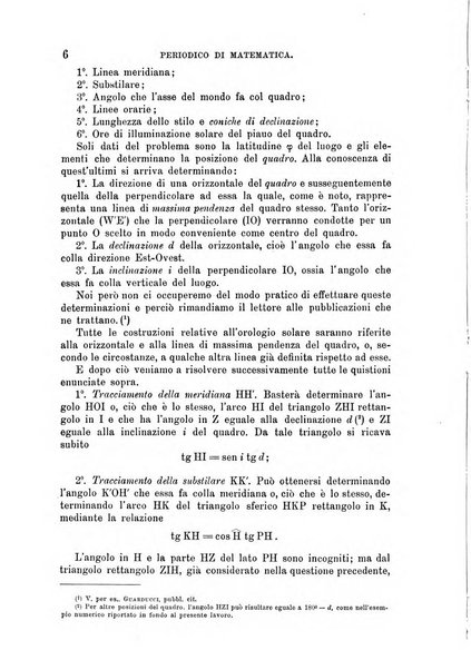 Periodico di matematica per l'insegnamento secondario