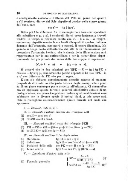 Periodico di matematica per l'insegnamento secondario