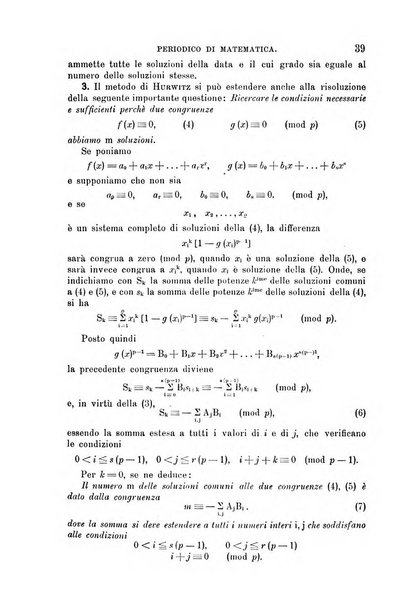 Periodico di matematica per l'insegnamento secondario