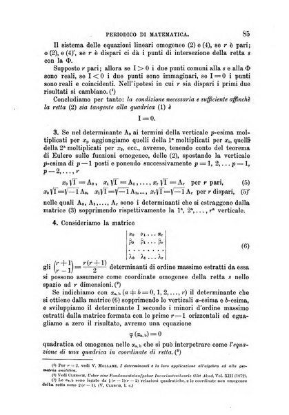 Periodico di matematica per l'insegnamento secondario