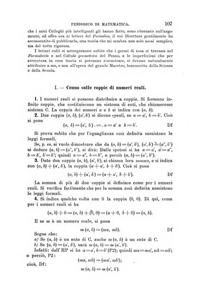 Periodico di matematica per l'insegnamento secondario