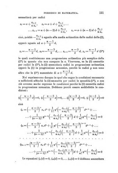 Periodico di matematica per l'insegnamento secondario