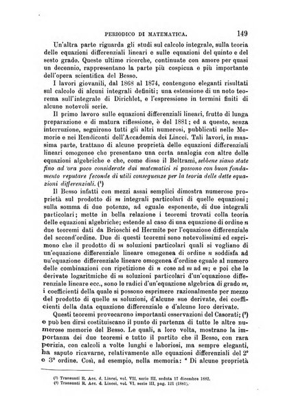 Periodico di matematica per l'insegnamento secondario