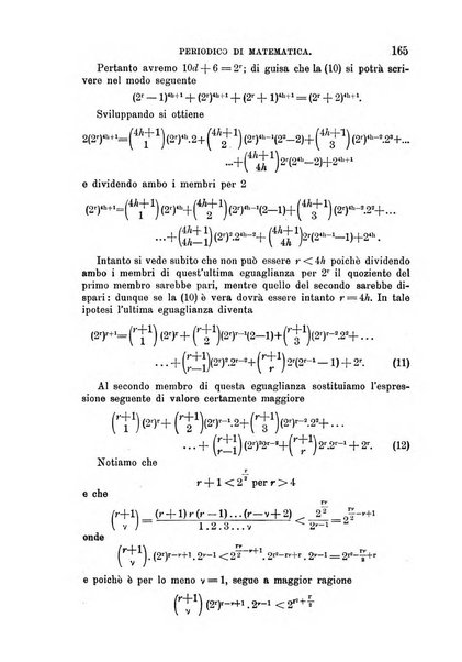 Periodico di matematica per l'insegnamento secondario