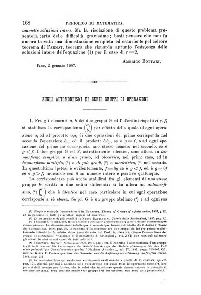 Periodico di matematica per l'insegnamento secondario