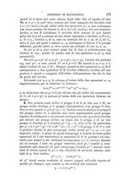 Periodico di matematica per l'insegnamento secondario