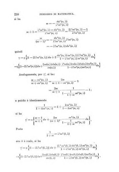 Periodico di matematica per l'insegnamento secondario