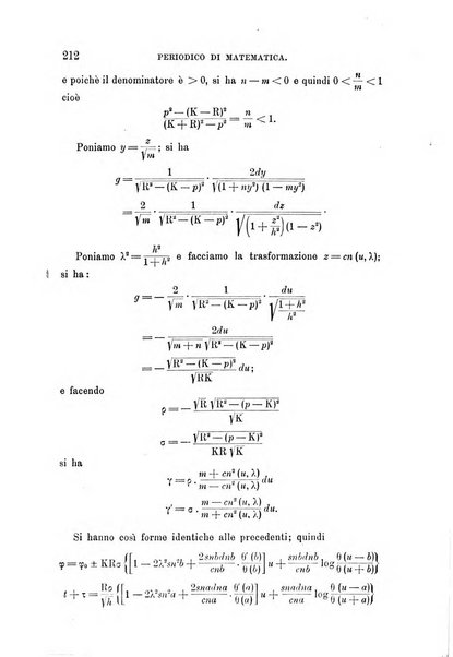 Periodico di matematica per l'insegnamento secondario