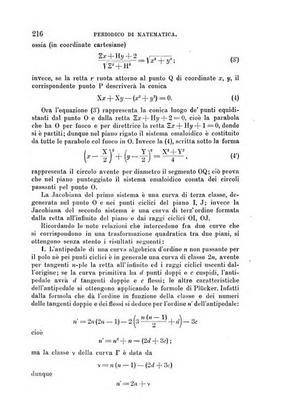 Periodico di matematica per l'insegnamento secondario