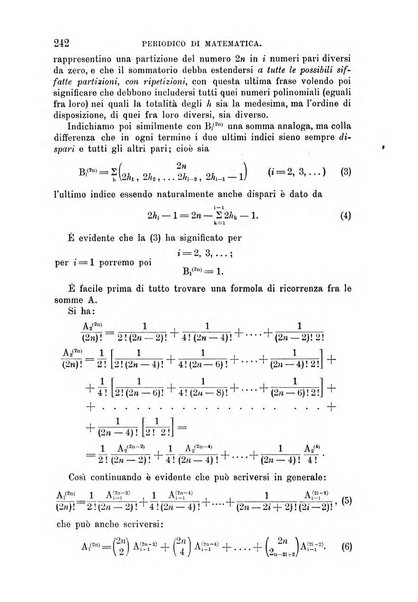 Periodico di matematica per l'insegnamento secondario