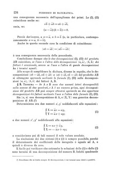 Periodico di matematica per l'insegnamento secondario