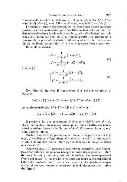 Periodico di matematica per l'insegnamento secondario