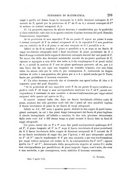 Periodico di matematica per l'insegnamento secondario