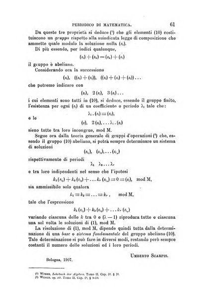 Periodico di matematica per l'insegnamento secondario