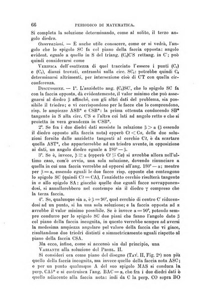 Periodico di matematica per l'insegnamento secondario