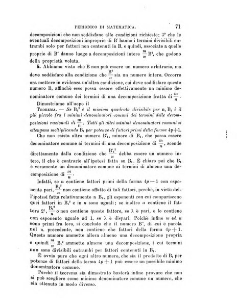 Periodico di matematica per l'insegnamento secondario