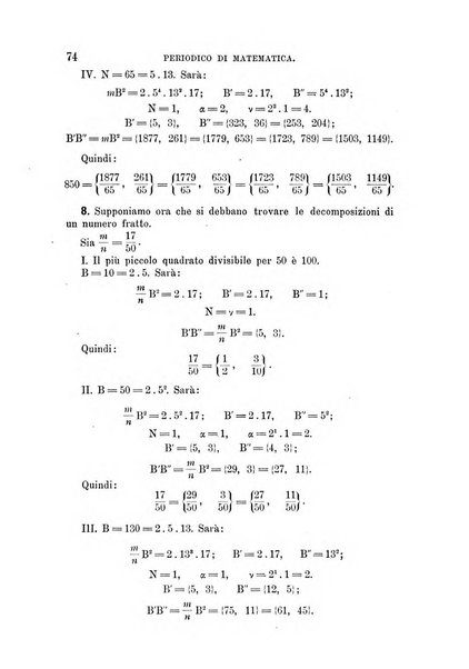 Periodico di matematica per l'insegnamento secondario