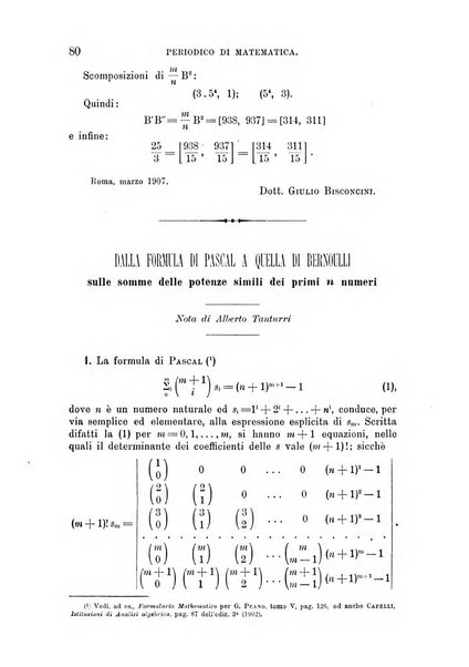 Periodico di matematica per l'insegnamento secondario