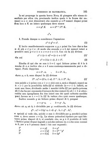 Periodico di matematica per l'insegnamento secondario