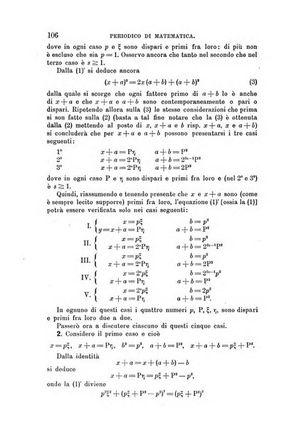 Periodico di matematica per l'insegnamento secondario