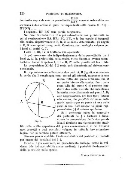 Periodico di matematica per l'insegnamento secondario