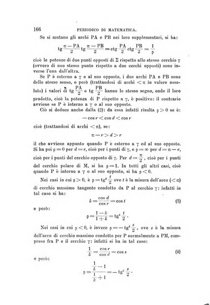 Periodico di matematica per l'insegnamento secondario