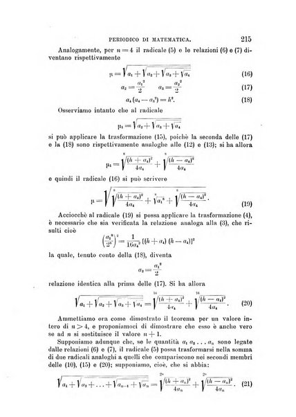 Periodico di matematica per l'insegnamento secondario