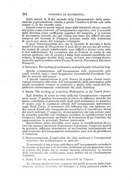 Periodico di matematica per l'insegnamento secondario