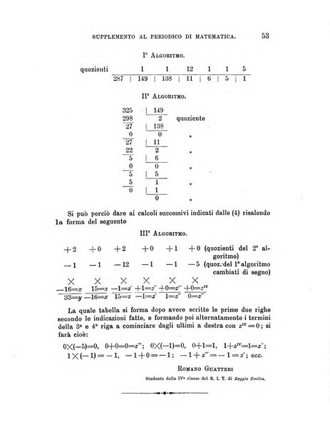 Periodico di matematica per l'insegnamento secondario