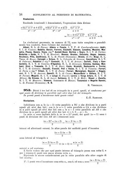 Periodico di matematica per l'insegnamento secondario