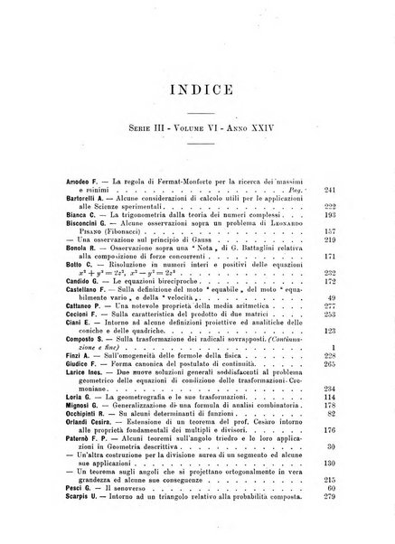 Periodico di matematica per l'insegnamento secondario